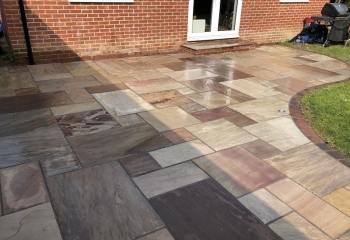 Professional, beautiful patio cleaned by All Seasons Window Cleaning