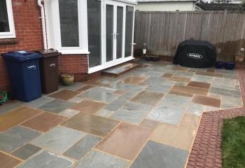 Back garden patio cleaning in Basingstoke